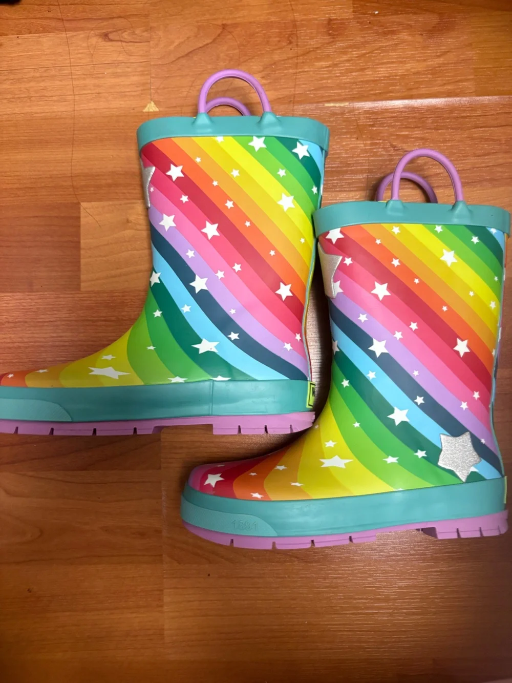 Western Chief Kids Rainbow Star Rain Boots - Multicolor